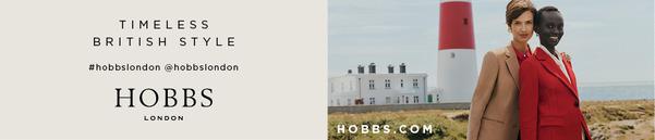 promotional banner for Hobbs London 